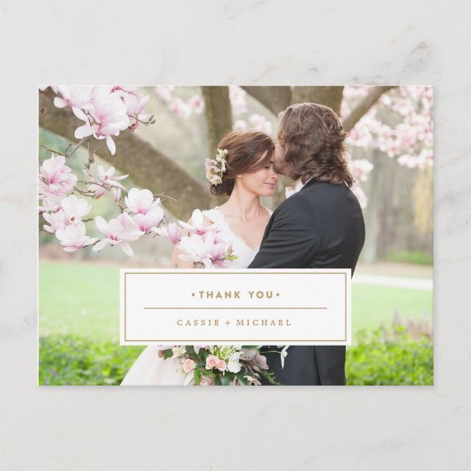 写真サンキューカード ポストカード (正面)