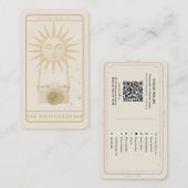写真サンタロット写真家ソーシャルメディアQR 名刺 (正面/裏面)