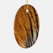 写真サンプルされたトラのストライプ大きな猫野生生物 セラミックオーナメント (右)