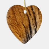 写真サンプルされたトラのストライプ大きな猫野生生物 セラミックオーナメント (右)