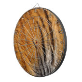 写真サンプルされたトラのストライプ大きな猫野生生物 ダーツボード (正面右)