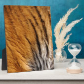 写真サンプルされたトラのストライプ大きな猫野生生物 フォトプラーク (側面)