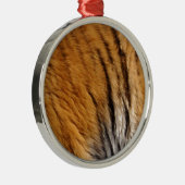 写真サンプルされたトラのストライプ大きな猫野生生物 メタルオーナメント (右)