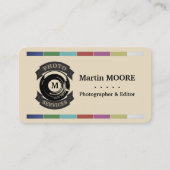 写真サービス 名刺 (正面)