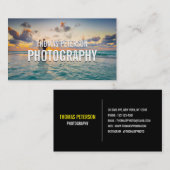 写真シック&シンプル1枚 名刺 (正面/裏面)