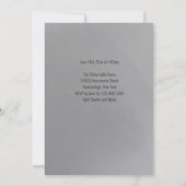 写真シルバー博士課程卒業パーティー 招待状 (裏面)