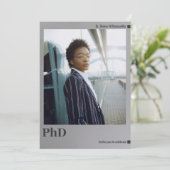 写真シルバー博士課程卒業パーティー 招待状 (スタンド正面)