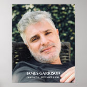 写真シンプルお祝い付き生活の模写 ポスター (正面)