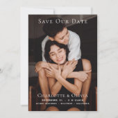 写真シンプルの保存日結婚付 (正面)