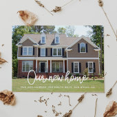 写真シンプルの動きの発表 ポストカード