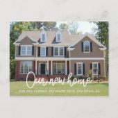 写真シンプルの動きの発表 ポストカード (正面)