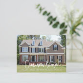 写真シンプルの動きの発表 ポストカード (スタンド正面)