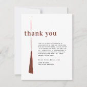 写真シンプルの卒業サンキューカード 招待状 (正面)