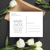 写真シンプルの誓の更新日付を保存 案内ポストカード