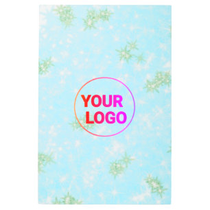 写真シンプルの追加文字グリッタースパークル メタルプリント