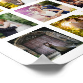 写真シンプルコラージュ ポスター (角)