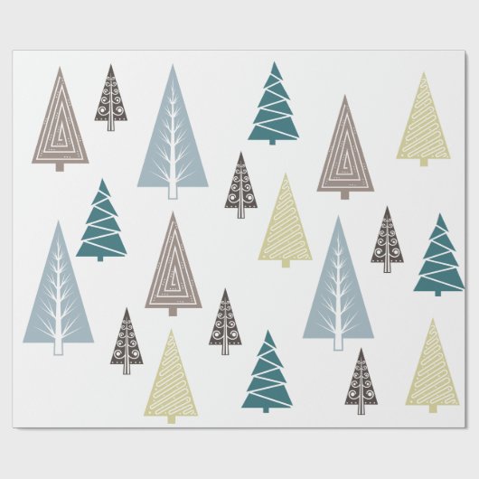 写真シンプルパーソナライズされたモダンのクリスマス ラッピングペーパー (フラット)