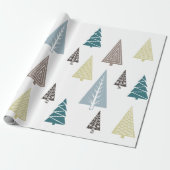 写真シンプルパーソナライズされたモダンのクリスマス ラッピングペーパー (アンロールド)