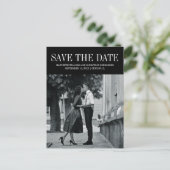 写真シンプルポストカエレガントーの日付を保存する 案内ポストカード (スタンド正面)