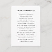 写真シンプル付き祈りの言葉カード エンクロージャーカード (裏面)