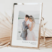 写真シンプル付き結婚のサンキューカード サンキューカード