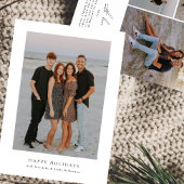 写真シンプル入り数々のメリー・クリスマス・ハッピー シーズンカード