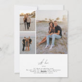 写真シンプル入り数々のメリー・クリスマス・ハッピー シーズンカード (裏面)