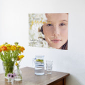 写真シンプル手書きスクリプトの卒業 箔ポスター (レイダウン (キッチン))