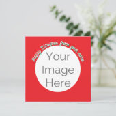 写真シンプルhappy christmas card (スタンド正面)