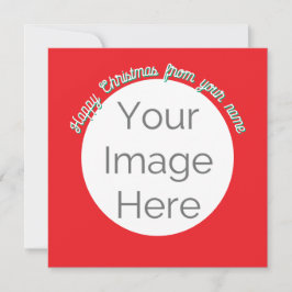 写真シンプルhappy christmas card