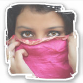 写真シールのアップロード シール (正面)