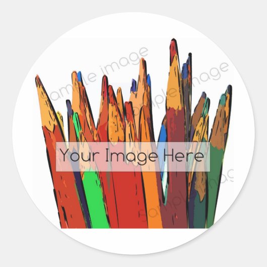 写真シール ラウンドシール (正面)