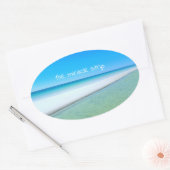 写真シール 楕円形シール (封筒)