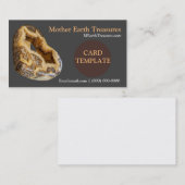 写真ジェムストーンゴデス結晶 名刺 (正面/裏面)