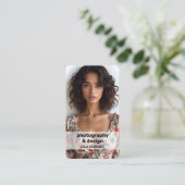 写真スキャンQR 名刺 (スタンド正面)