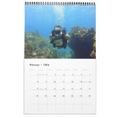 写真スキューバダイビングをテーマにした2025年カレンダー カレンダー (2月 2026)