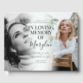 写真スタイリッシュの前後で思い出を愛して ゲストブック (正面)