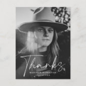 写真スタイリッシュの卒業式 ポストカード (正面)