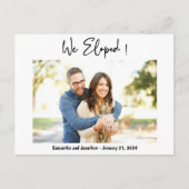 写真スタイリッシュの発表を中止 ポストカード (正面)