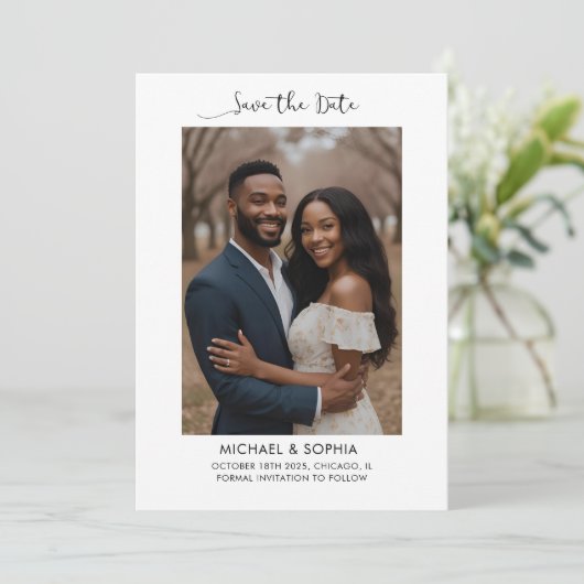 写真スタイリッシュの発表日を結婚保存 セーブザデート (スタンド正面)