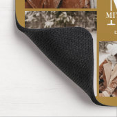 写真スタイリッシュコラージュパーソナライズされたモノグラムギフト マウスパッド (コーナー)