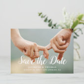 写真スタイリッシュ日付の保存 セーブザデート (スタンド正面)