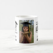 写真スタイリッシュ素朴の卒業 コーヒーマグカップ (中央)