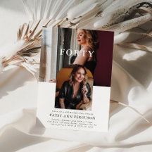 写真スタイリッシュ40歳の誕生日