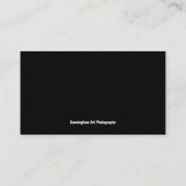 写真スタジオモダンミニマルカスタムリスト 名刺 (裏面)