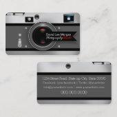 写真スタジオ 名刺 (正面/裏面)