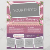 写真スタジオ/結婚の写真 チラシ (裏面)