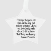 写真スターズインザスカイリメンブランスアクリル オーナメント (裏面)