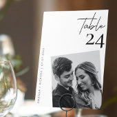 写真ストップの表結婚番カード テーブルナンバー