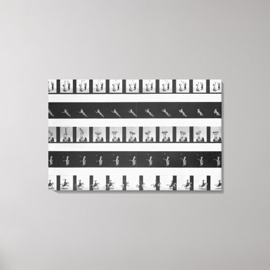 写真ストリップprxinoscope キャンバスプリント (正面)